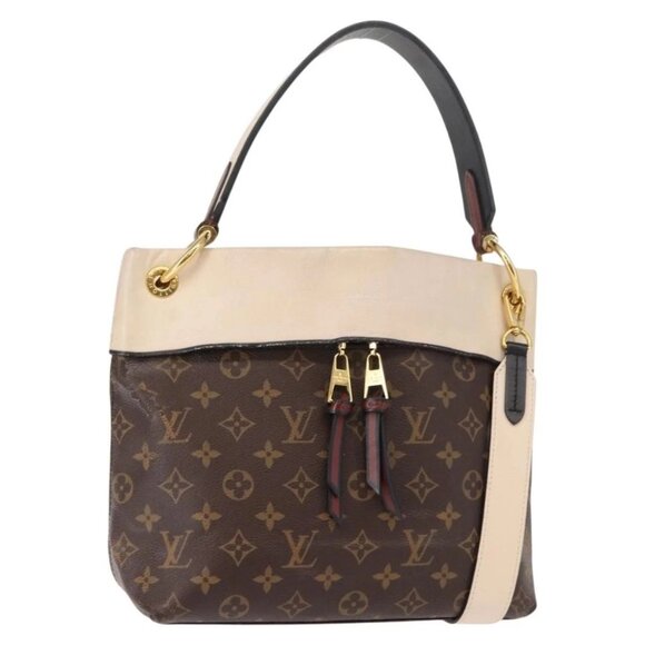 LOUIS VUITTON Monogram Tuile Reevess Shoulder Bag 2way M43576 LV Auth 148365 - Picture 1 of 16